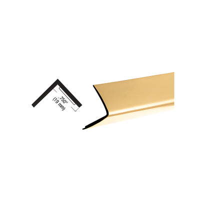 CRL Brass Plastic 3/4" Reflective Outside Angle
