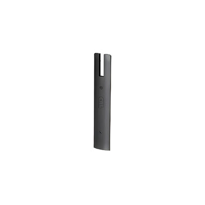 CRL Black Powder Coat End Cap for 10" Square 1/2" Glass Wedge-Lock® Door Rail