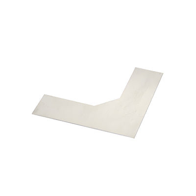 CRL-U.S. Aluminum Outside Corner Water Deflector for 1" Glazing - 10/Pk