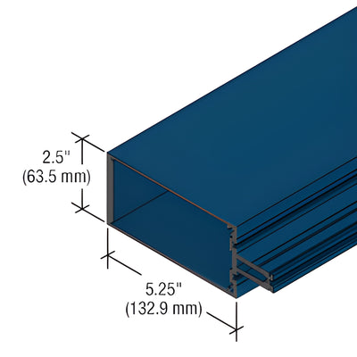 CRL-U.S. Aluminum Heavy-Wall Vertical Mullion KYNAR® StormWall XL