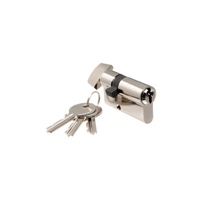CRL Polished Stainless Keyed Cylinder Lock with Thumbturn