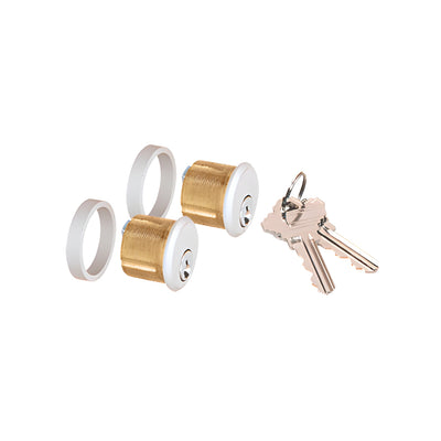 CRL Satin Anodized AMR Series Double Keyed Cylinders