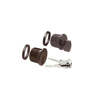 CRL Dark Bronze Anodized DRA Series Keyed Cylinder/Thumbturn Combo