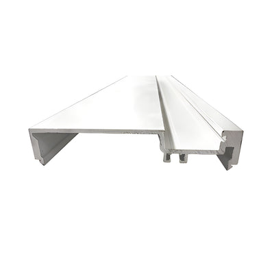 CRL-U.S. Aluminum Heavy-Duty 6" Male Split Mullion, White Kynar® Paint- 24'-2"