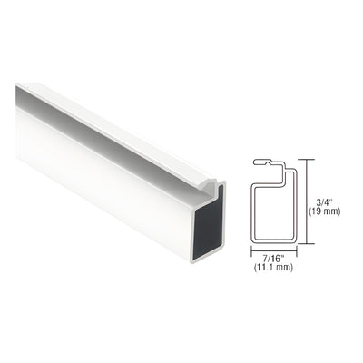 CRL White 3/4" x 7/16" Extruded Screen Frame