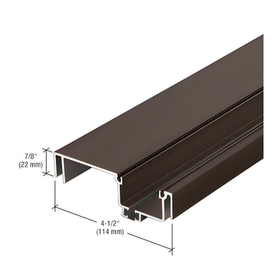 CRL-U.S. Aluminum Female Expansion Mullion, Thermally Improved, Bronze Black Anodized - 24'-2"