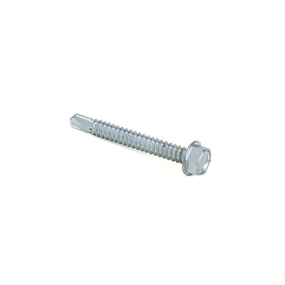 CRL-U.S. Aluminum 1/4" x 2" Hex Washer Head Tek Screw - 200/Pk