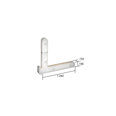 CRL Corner Key - 1.240" Leg; .150" Width - 20/Pk