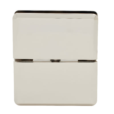 CRL Polished Nickel Senior Prima 02 Series Glass-to-Glass Mount Hinge