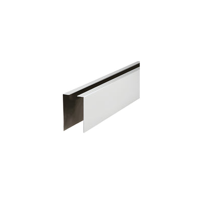 CRL Satin Anodized 120" Cladding for W7B Series Windscreen and Smoke Baffle Base Shoe