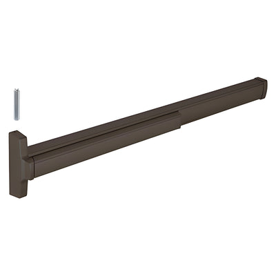 CRL Jackson® Model 2086 with Impact Kit Concealed Vertical Rod Panic Exit Device Left Hand Reverse Bevel Fits 32" to 48" Wide x 84" Tall Door Dark Bronze Finish