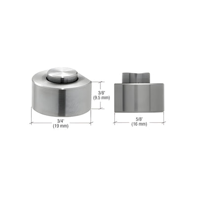 CRL Brushed Stainless UV Adjustable Shelf Support