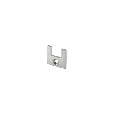 CRL Brushed Stainless End Cap for 1" Slender Profile Door Rail