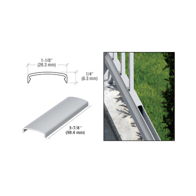 CRL Clear Anodized Metallic 100 Series 241" Picket Spacer