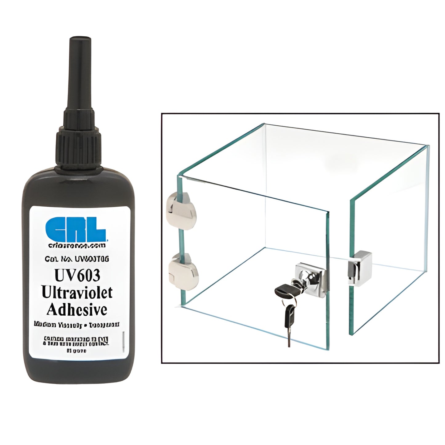 CRL UV603 Medium Viscosity UV Cure Adhesive 85g for Glass Bonding