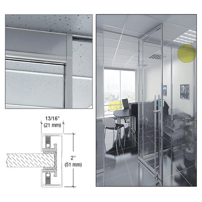 CRL-U.S. Aluminum Narrow Jamb Polished Stainless - 120"