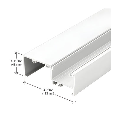 CRL-U.S. Aluminum Sill Mullion, White KYNAR® Paint - 24'-2"