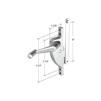 CRL Left Hand Jalousie Window Operator - 4" Link