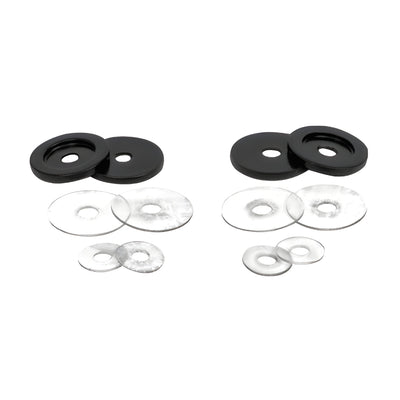 CRL Matte Black Replacement Washers for Back-to-Back Solid Pull Handle