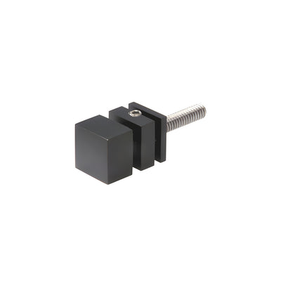 CRL Matte Black Square Shower Door Knob