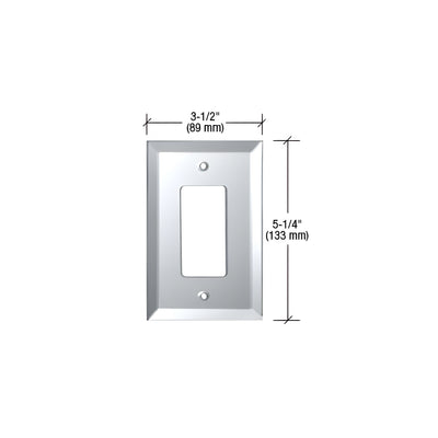 CRL Clear Single Designer Glass Mirror Plate