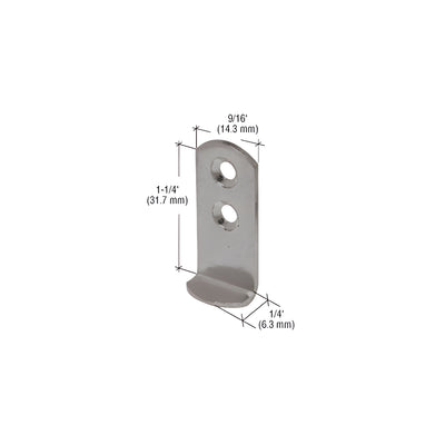 CRL Anochrome 1-1/4" Metal L-Clip