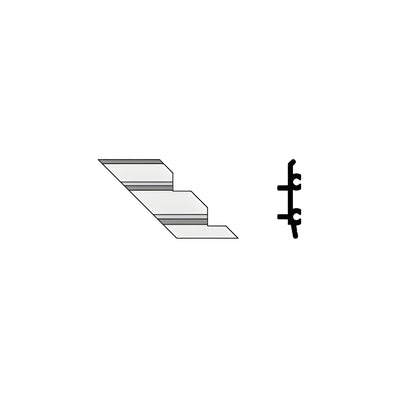 CRL-U.S. Aluminum Left Hand Inside 90º Corner Anchor Clip- 4/Pk