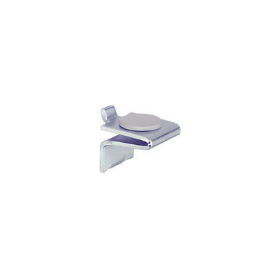 CRL Brite Zinc Plated 3/4" Shelf Support With Rubber Cushion for KV233 or KV255 Standards