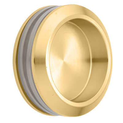 CRL Satin Brass Thru-Glass Pull
