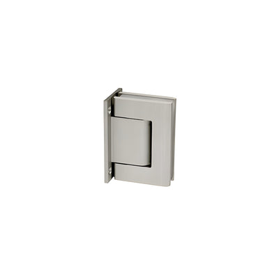 CRL Satin Anodized Biloba Full Back Plate Wall-to-Glass Hinge - HO