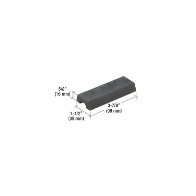 CRL-U.S. Aluminum Setting Block for 1" Glazing - 100/Pk