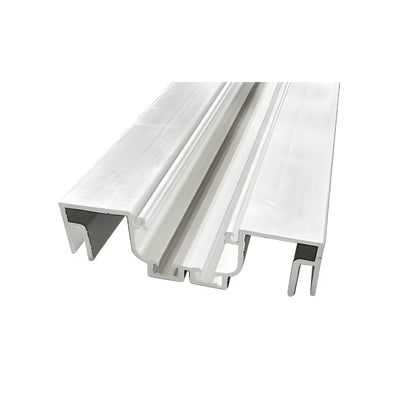 CRL-U.S. Aluminum White KYNAR® Paint Female Expansion Mullion, Dual Thermally Improved - 24'-3"