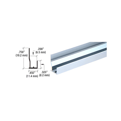 CRL Brite Anodized Aluminum FHA Type J-Channel