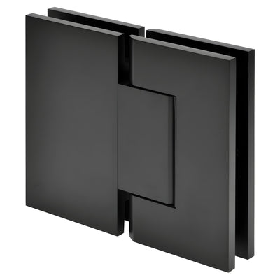 CRL Matte Black Trento 180 Degree Glass-to-Glass Hinge