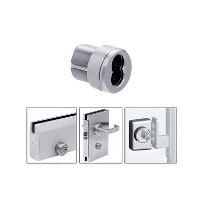 CRL Polished Stainless Mortise Housing for 7-Pin Small Format Interchangeable Cores (SFIC)