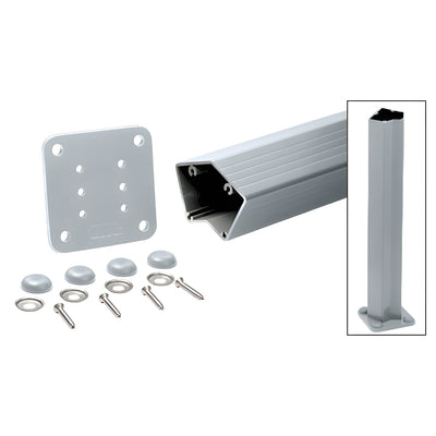 CRL Mill 200, 300, 350, and 400 Series 42" Long 135 Degree Surface Mount Post Kit