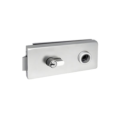 Fallbrook Satin Anodized Square Latch Housing with Keyed Cylinder