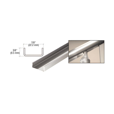 CRL Polished Stainless 2" CRS Pocket Filler Channel