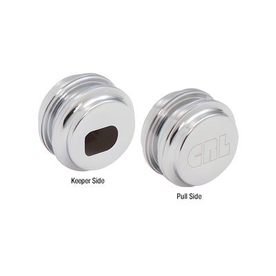 CRL Polished Chrome Glass Door Lock Keeper
