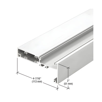 CRL-U.S. Aluminum Interior Glaze Horizontal, White KYNAR® Paint - 24'-2"