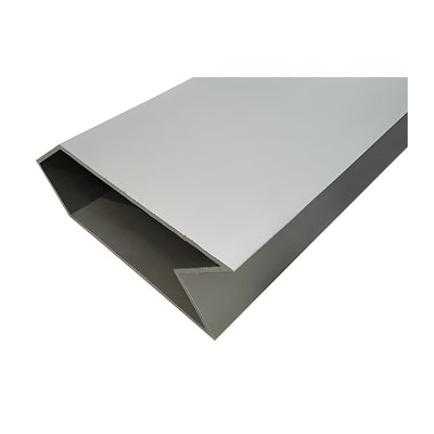 CRL-U.S. Aluminum Clear Anodized 90º Structural Silicone Glaze Corner - 24'-2"