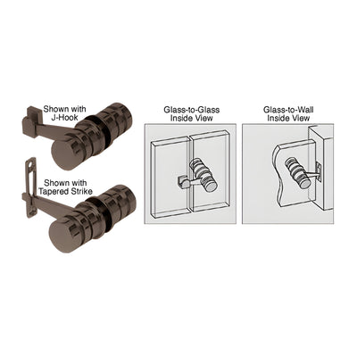 CRL Oil Rubbed Bronze 180 Degree Knob Latch