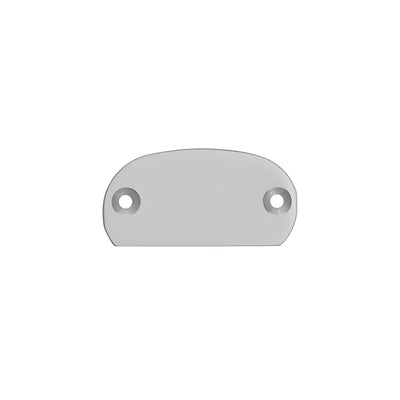 CRL Silver Metallic 320X Series Decorative End Cap