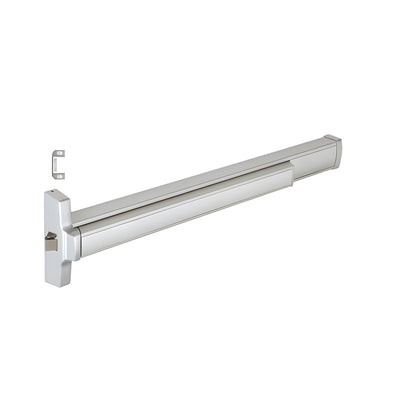 CRL Satin Aluminum 36" Jackson® 2095 Push Pad Series Left Hand Reverse Rim Panic Exit Device
