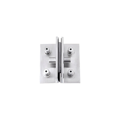 CRL Brushed Stainless 2-Way Glass / 1-Way Wall Rectangular Bracket