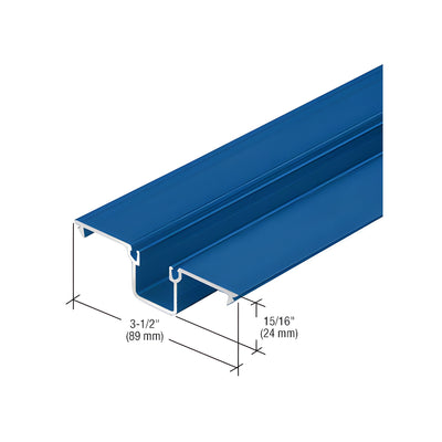 CRL-U.S. Aluminum Deep Pocket Insert for 1/4" Glazing, Custom Paint - 24'-2"