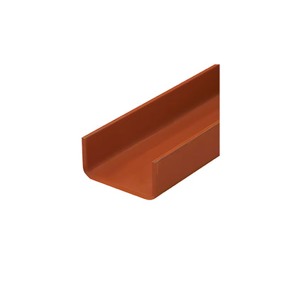 CRL-U.S. Aluminum Primed 10 Gauge Steel Stiffener - 2" x 1-1/4" x 16'