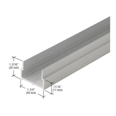 CRL-U.S. Aluminum Bulkhead Sill Shoe, Clear Anodized - 21'-6"