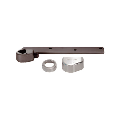 Rixson® Satin Chrome Right Hand 3/4" Offset Bottom Arm