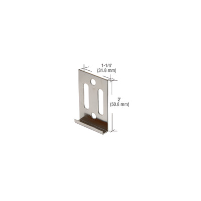 CRL Zinc Plated Vancouver Clip for 3mm Mirror